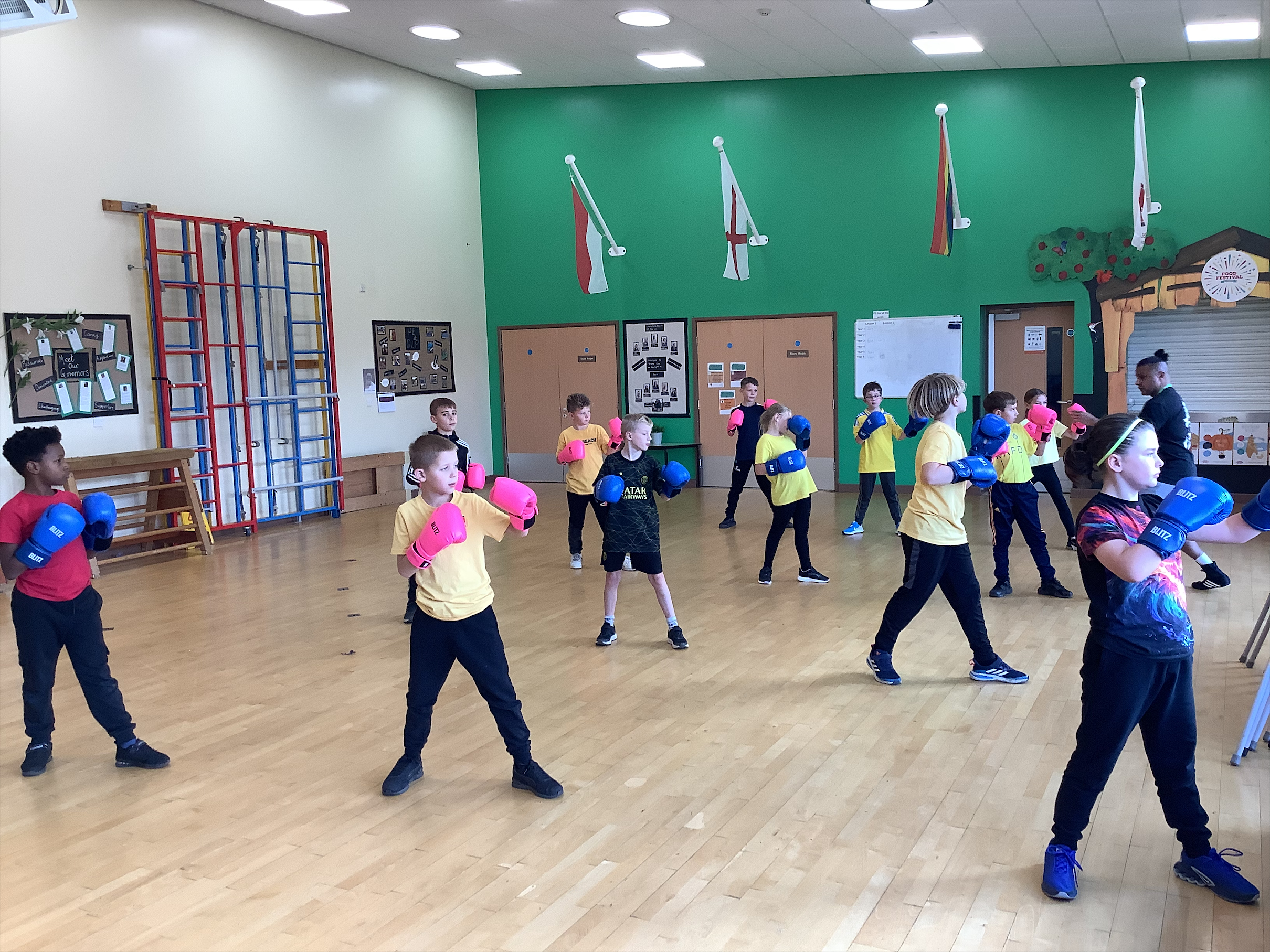 Self-Defence Club's team photo'