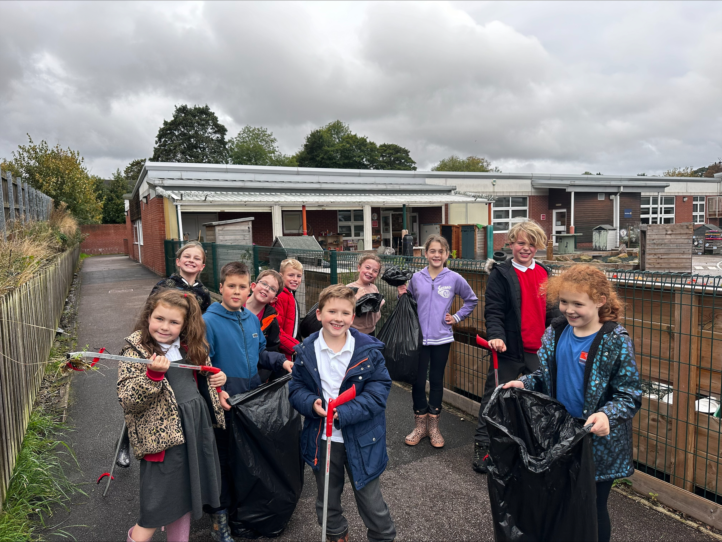 Gardening Club's team photo'